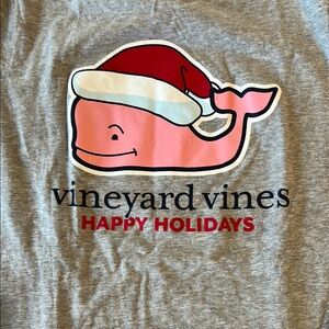 Vineyard Vines gray, long sleeve women’s T-shirt, medium